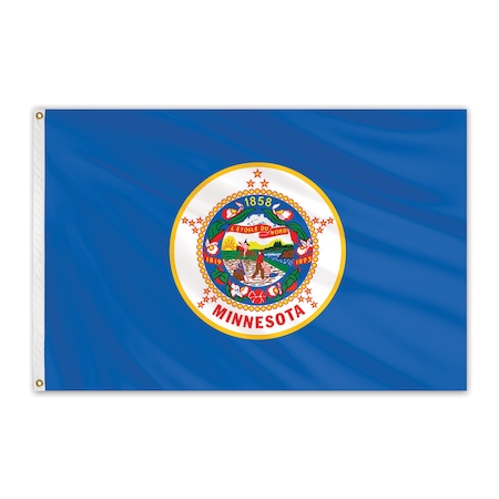 Minnesota Outdoor Nylon Flag 12x18